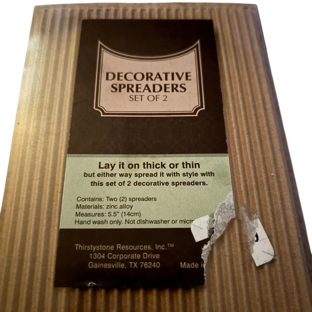 Thirstystone Set Of Two Live The Life You’ll Love Decorative Spreaders *New*